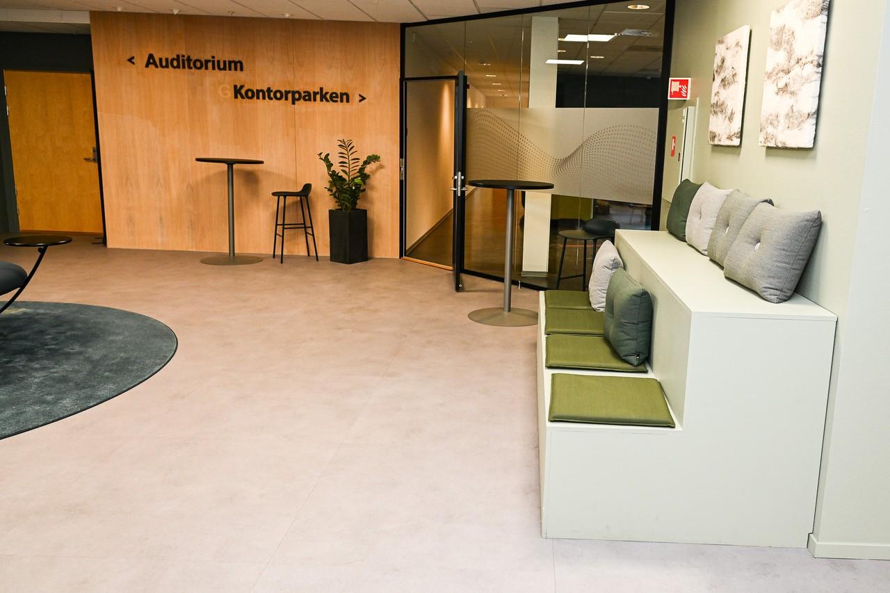 Inngangen til Kontorparken